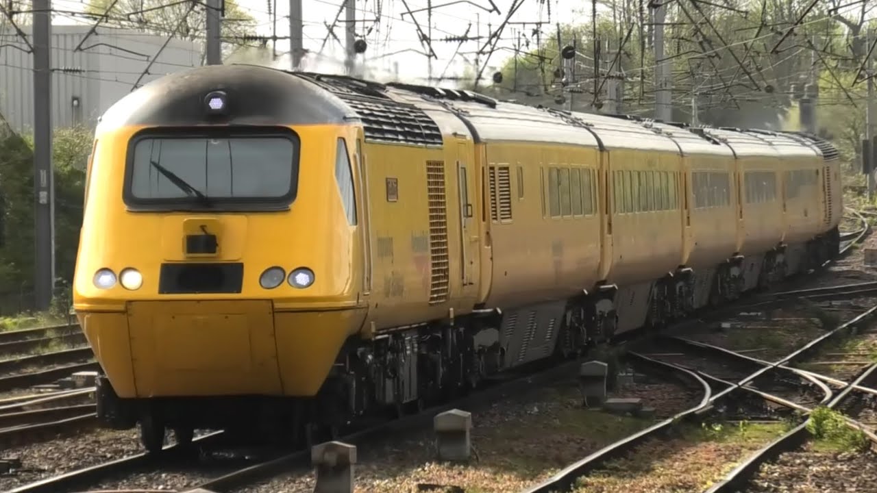 Fantastic Few Hours At Carlisle Colas (Network Rail ) HST Measuring train and Freightliner 47830￼