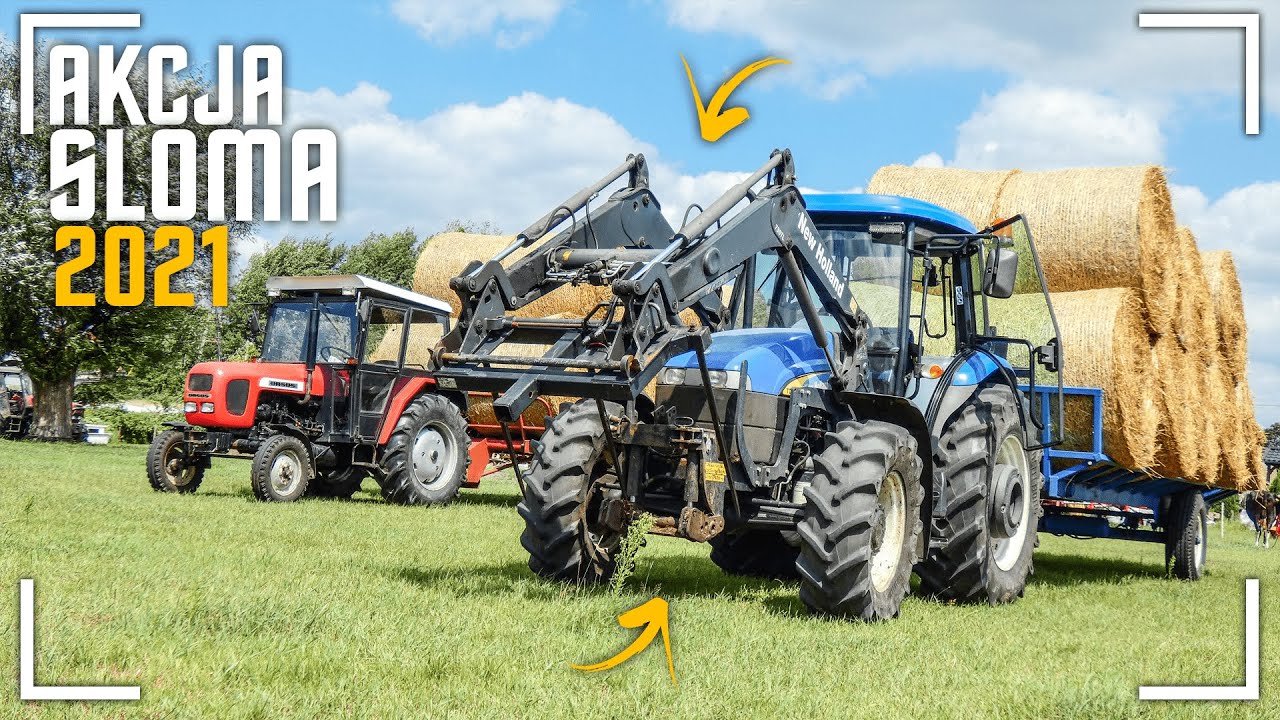 ☆Akcja słoma!☆Zetor 10045 Turbo w akcji!✔☆Ursus c360☆New Holland TD5050☆Presowanie i zbiór słomy☆