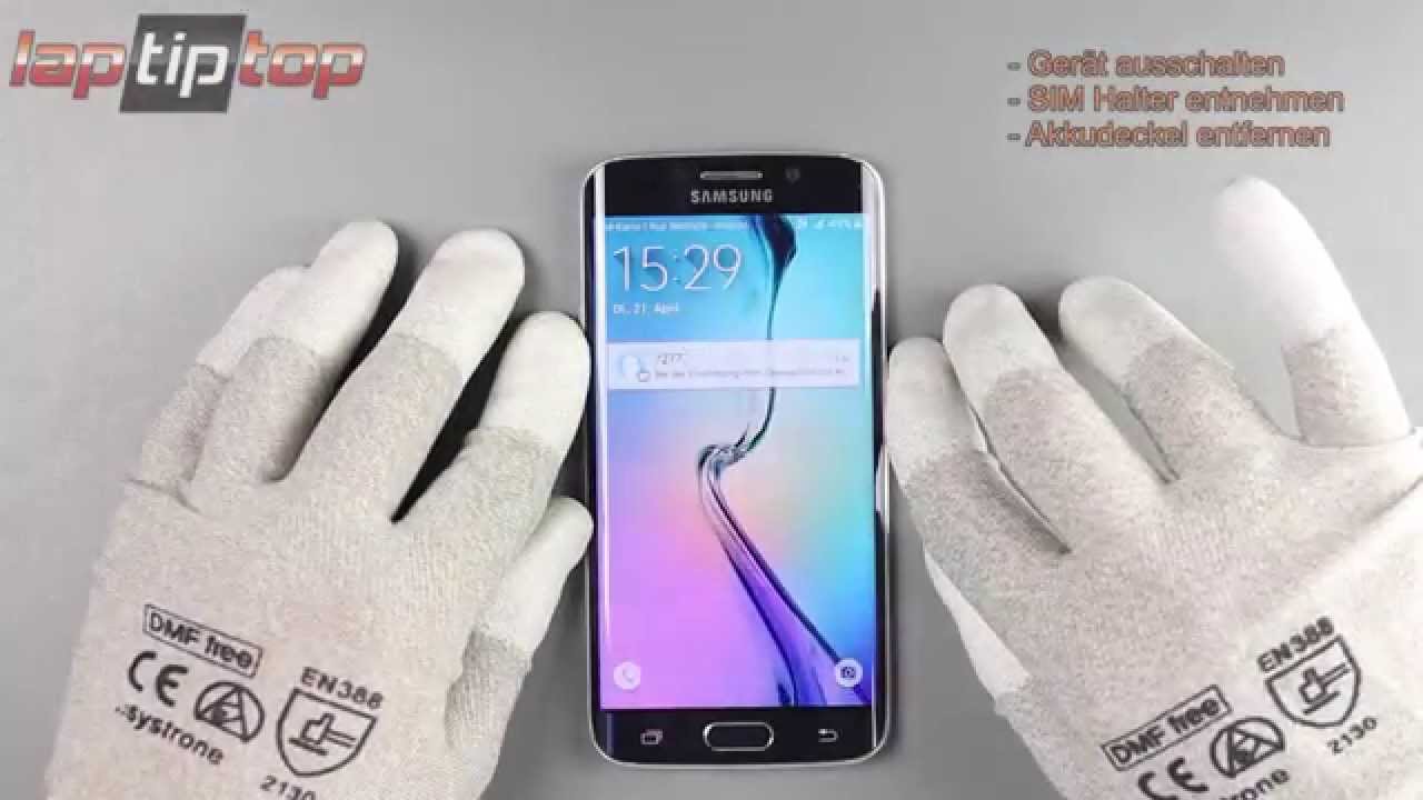 Samsung Galaxy S6 Edge Display-Einheit Reparatur Tutorial | laptiptop.com