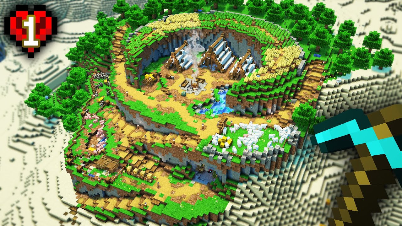 Мой ИДЕАЛЬНЫЙ старт в Minecraft Hardcore