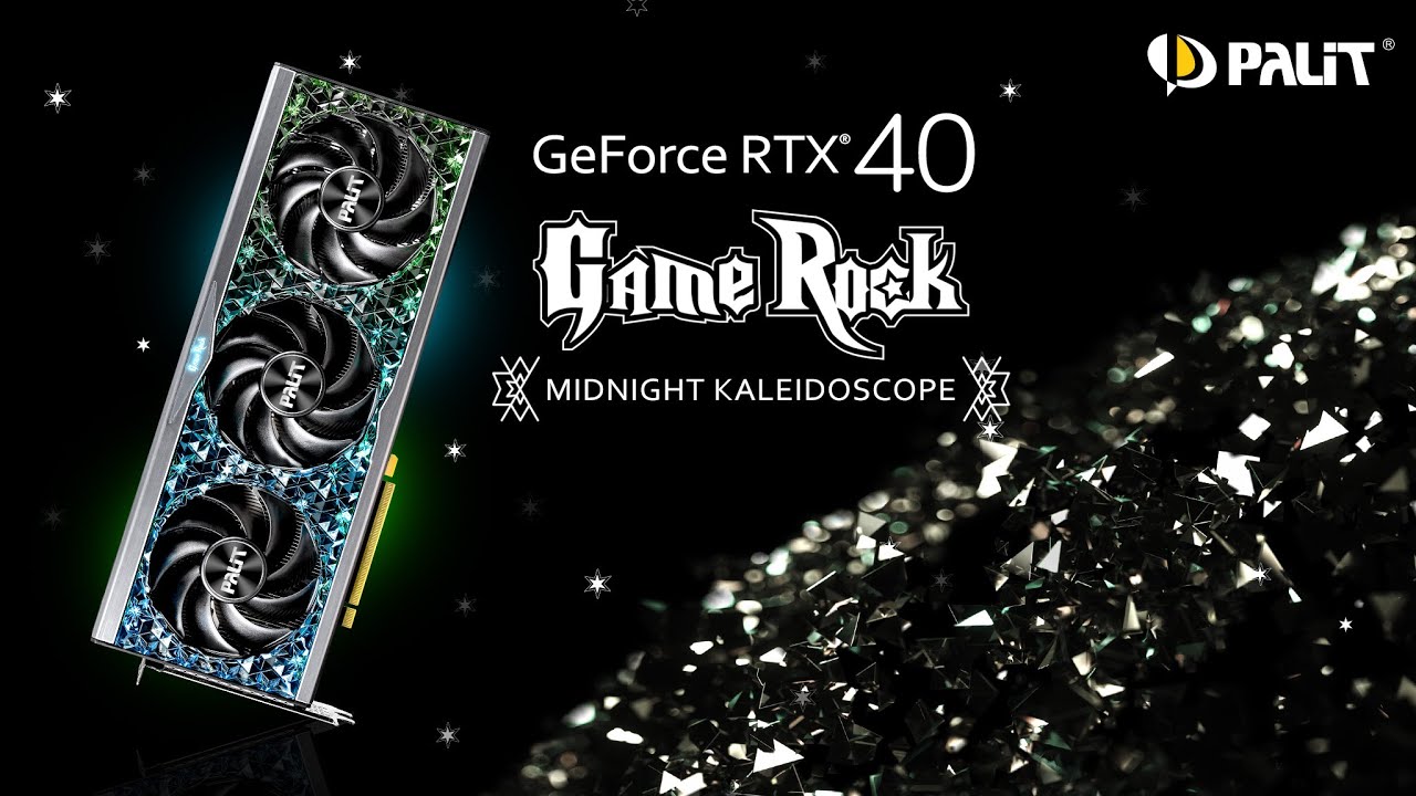 Palit GeForce RTX 40 GameRock Series| The Midnight Kaleidoscope | Nvidia GeForce RTX 40 GPU
