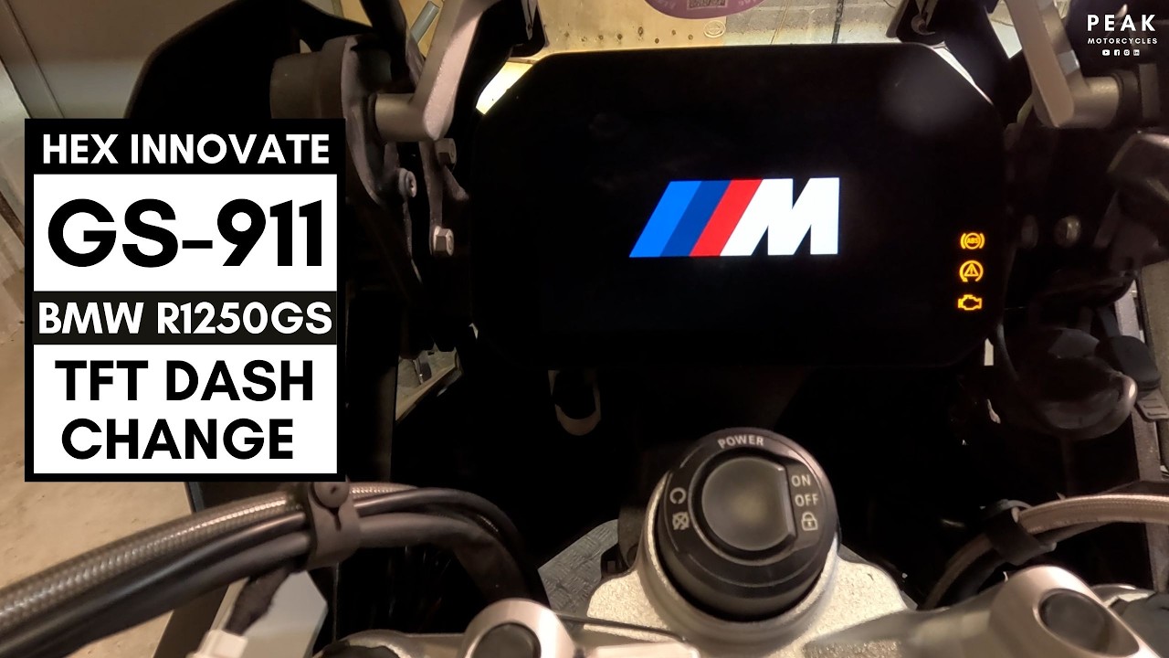 HEX Innovate GS-911: BMW R1250GS TFT Dash Change 4K
