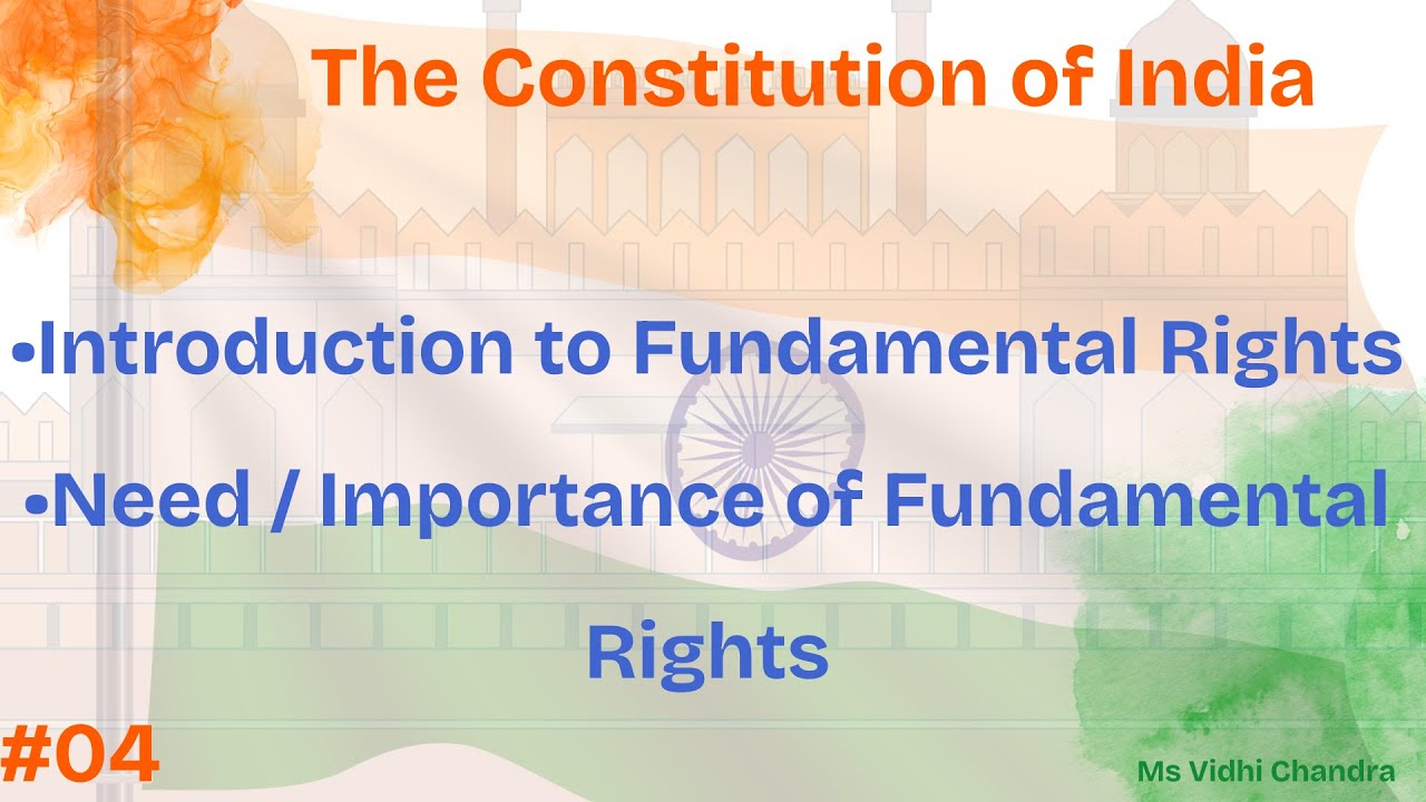 Introduction to Fundamental Rights | Need/ Importance | Indian Constitution | BCOM | BMS | BAF |