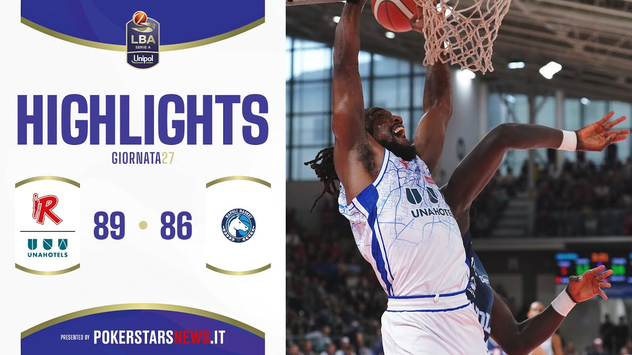 UNAHOTELS Reggio Emilia - Napoli Basket | PokerstarsNews Highlights Serie A Unipol 2024/25