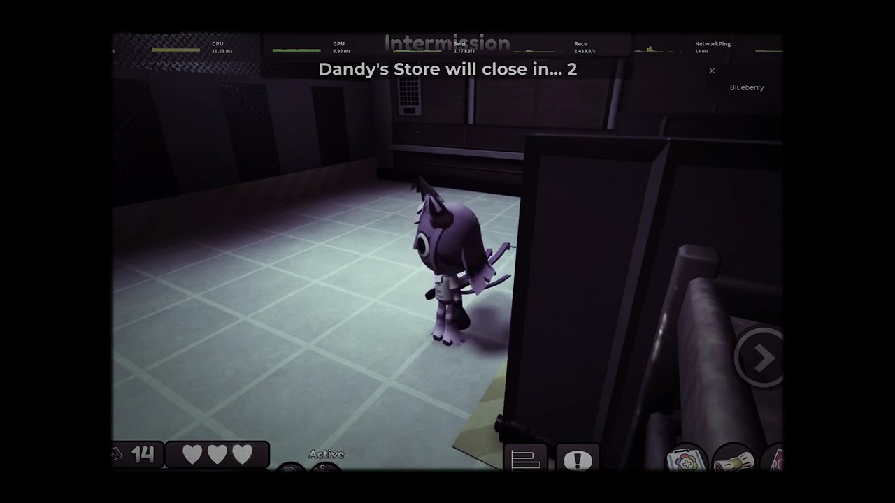 Playing Dandy's world but solo run