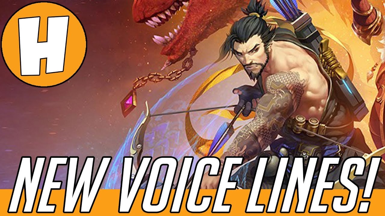 Overwatch - NEW Hanzo Voice Lines + Interactions! (Heroes of The Storm)
