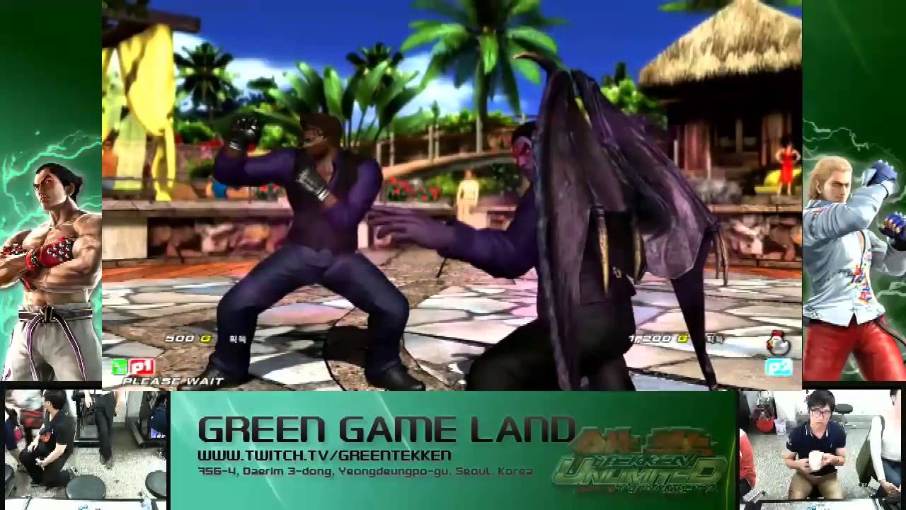 Tekken Tag 2 Unlimited Knee (Hwoarang/Jin) vs Elk (Kazuya/Bruce)