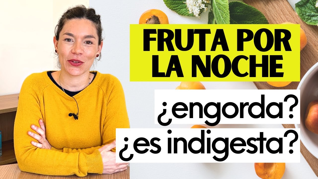 🤔¿COMER FRUTA POR LA NOCHE ENGORDA O ES INDIGESTA? 🍈🍌🍊