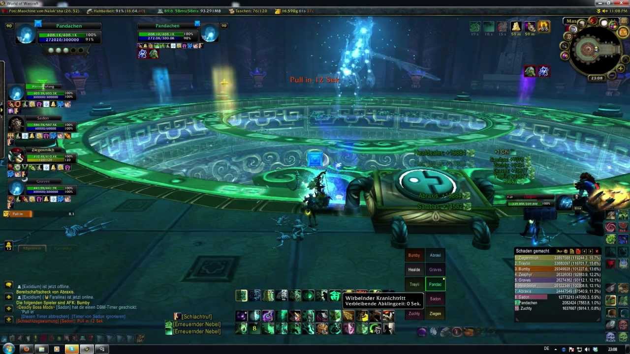 Next vs Elegen 10 man Heroic Heal Monk PoV