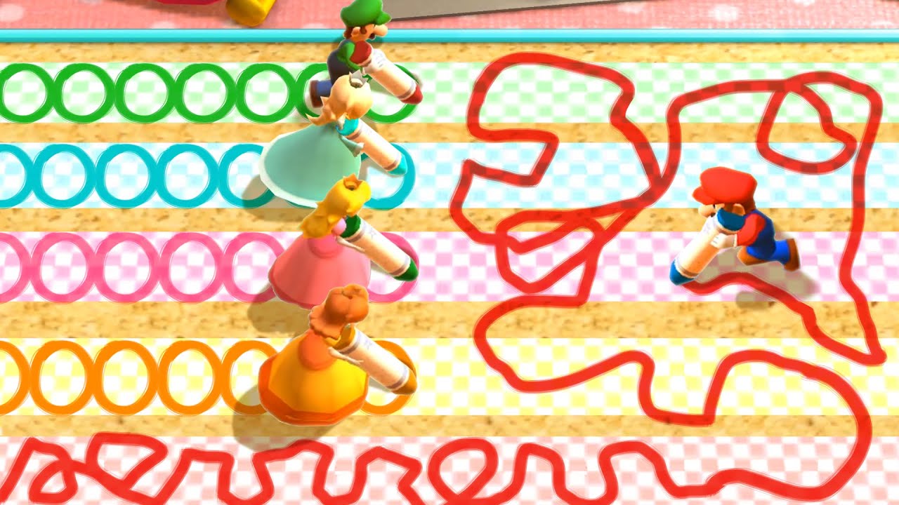 Mario Party The Top 100 Minigames - Mario Vs Rosalina Vs Luigi Vs Peach (Master Cpu)