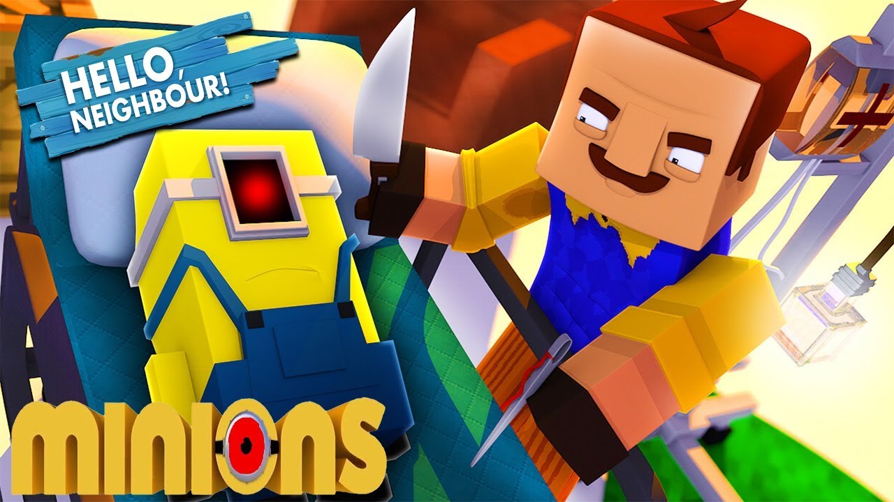 HELLO NEIGHBOUR  TRIES TO CREATE MINIONS.EXE