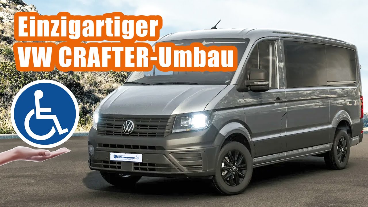 VW Crafter behindertengerechtes Freizeitmobil | Camper