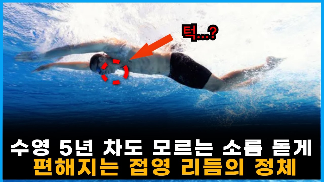 힘으로만 접영하는 사람은 평생 놓치는 반칙 수준의 '웨이브 타이밍'
