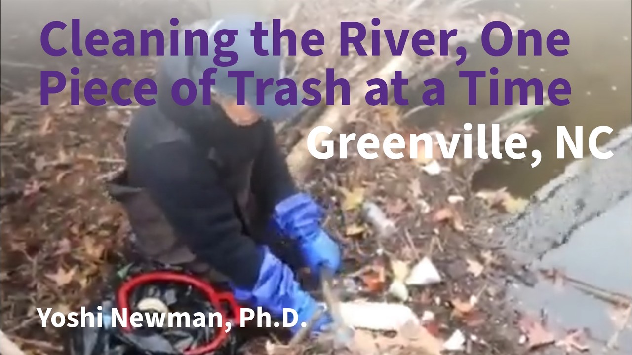 Dr. Yoshi Newman Keeping the Greenville Community Clean
