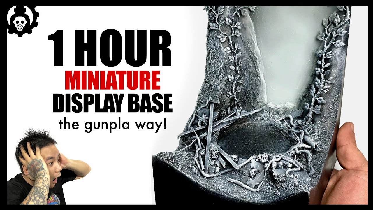 HOW to Create a Warhammer Miniature Display Base in ONE Hour!