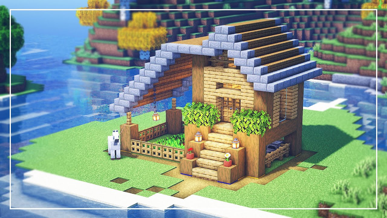 [마인크래프트 건축] 농부의 작은 오두막집 만들기│How to Build a Farmer's Little Cottage