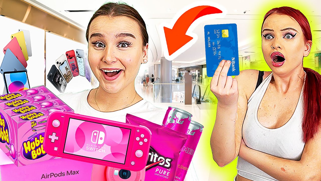 1 Stunde lang ALLES KAUFEN was ich will ! 😳⏰ (nur in Farbe Pink) - Celina
