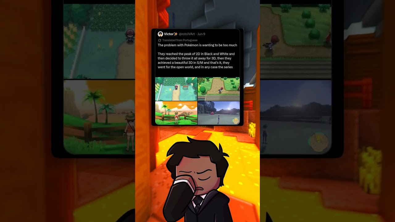 Визуальное качество игры Pokemon ухудшилось!