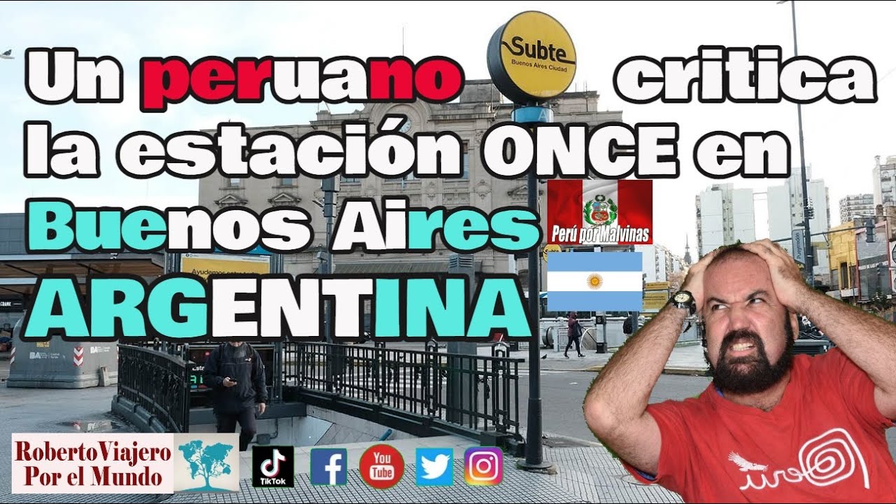 Un peruano critica la estación ONCE en Buenos Aires ARGENTINA