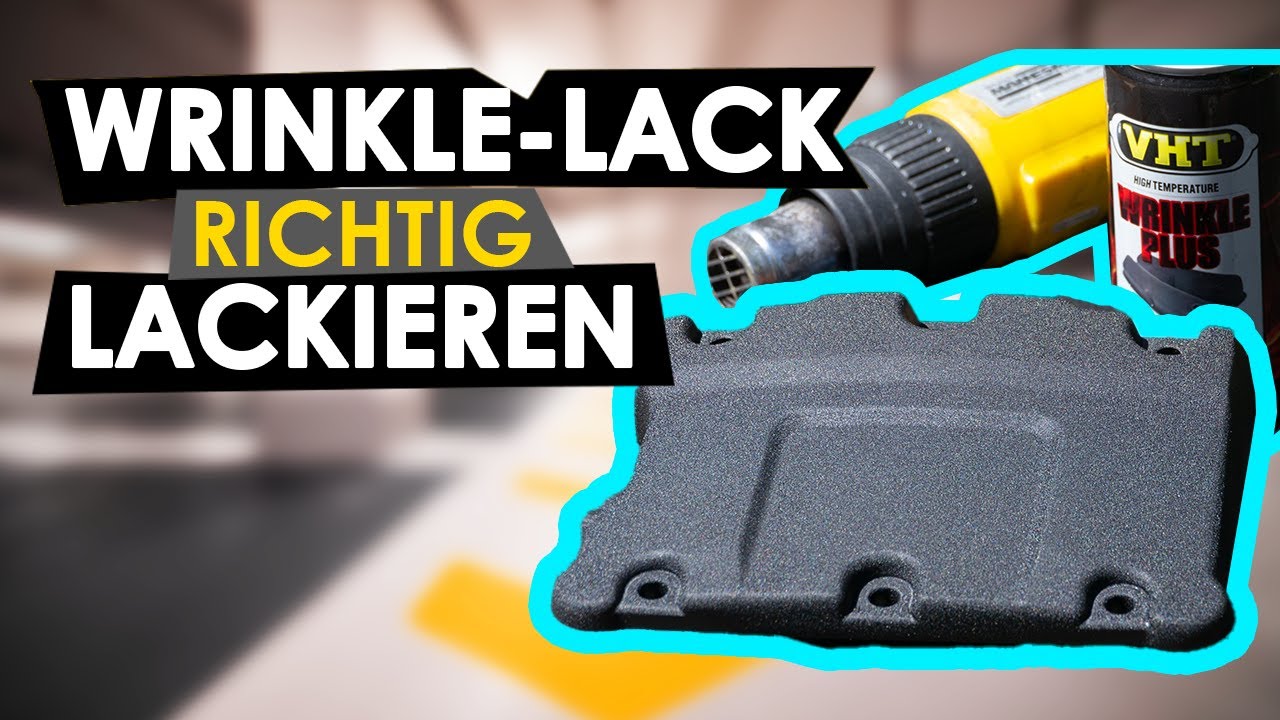 Wrinkle richtig lackieren mit VHT Wrinkle Lack - Rockerboxen Harley lackieren - JN CYCLES