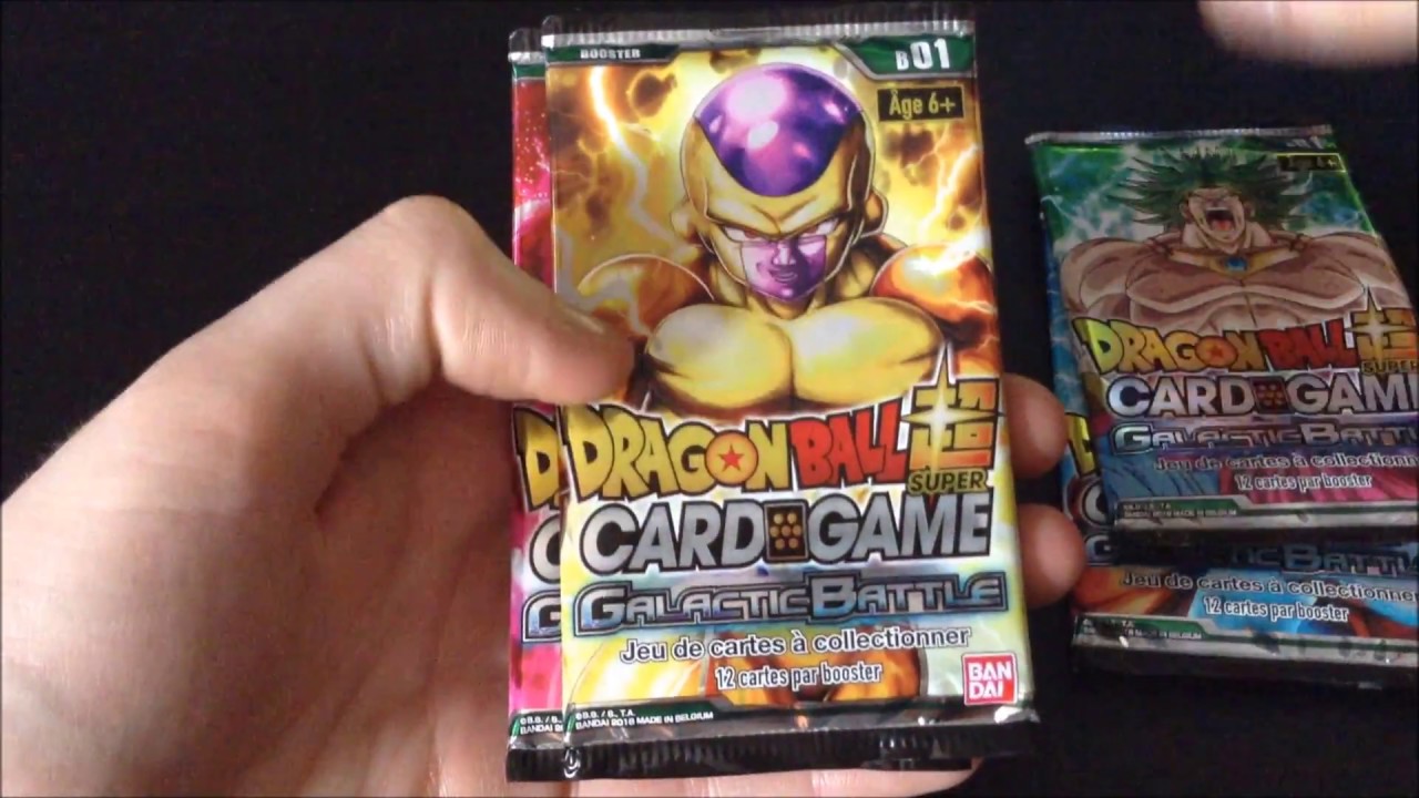 Ouverture de 4 boosters Dragon Ball Super Galactic Battle