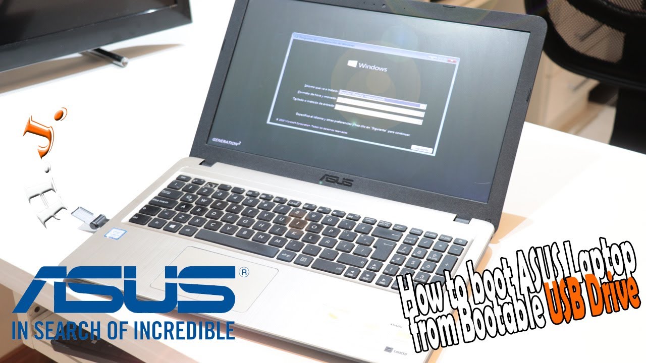 Как загрузить ASUS Vivobook с загрузочной USB-флешки для установки Windows 8, 10, 11