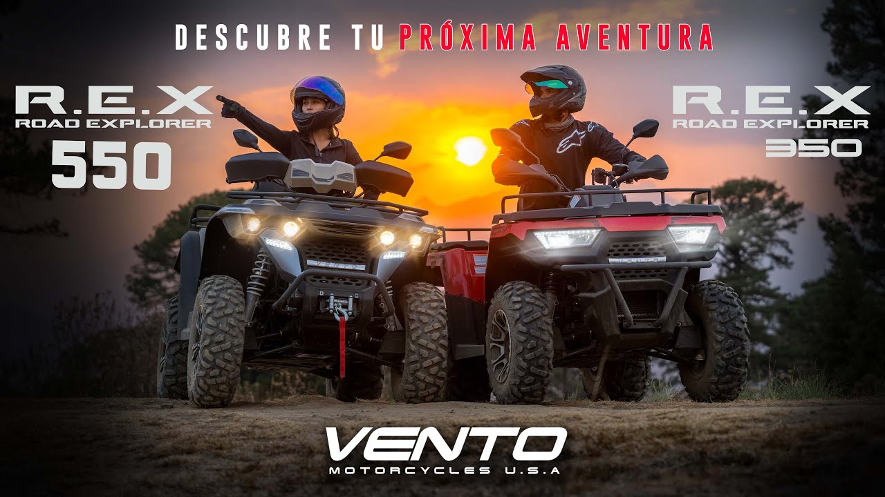 NUEVAS ATVs Vento - Lanzamiento Rex 550 y Rex 350