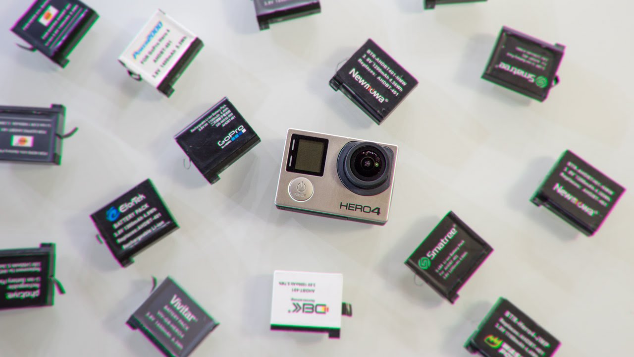 Gopro Hero 4 Aftermarket Battery Shootout and Recording Times