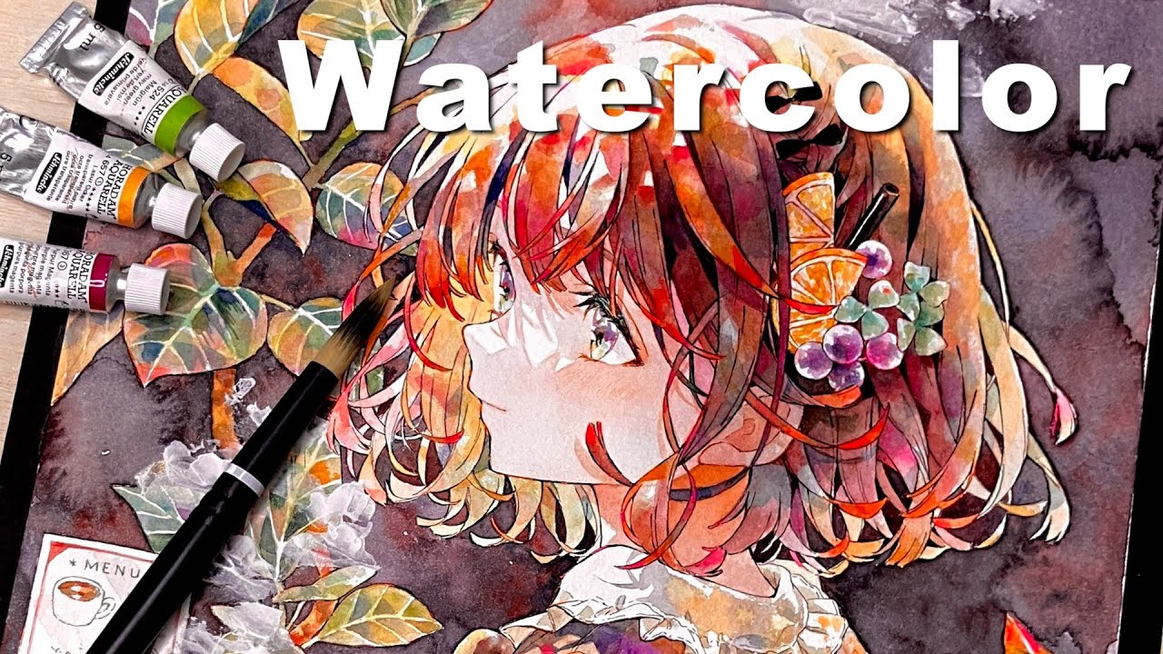 【下絵から完成まで】アナログイラストメイキング