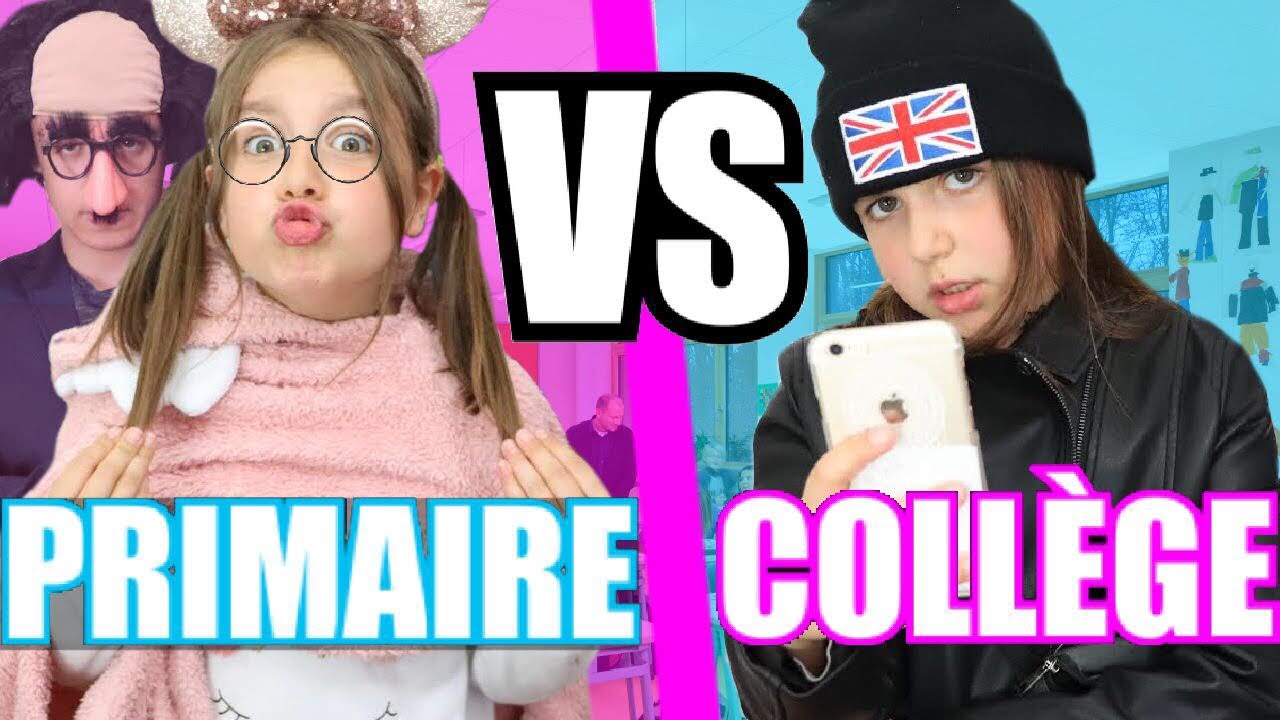 COLL&Egrave;GE VS PRIMAIRE ! - BACK TO SCHOOL