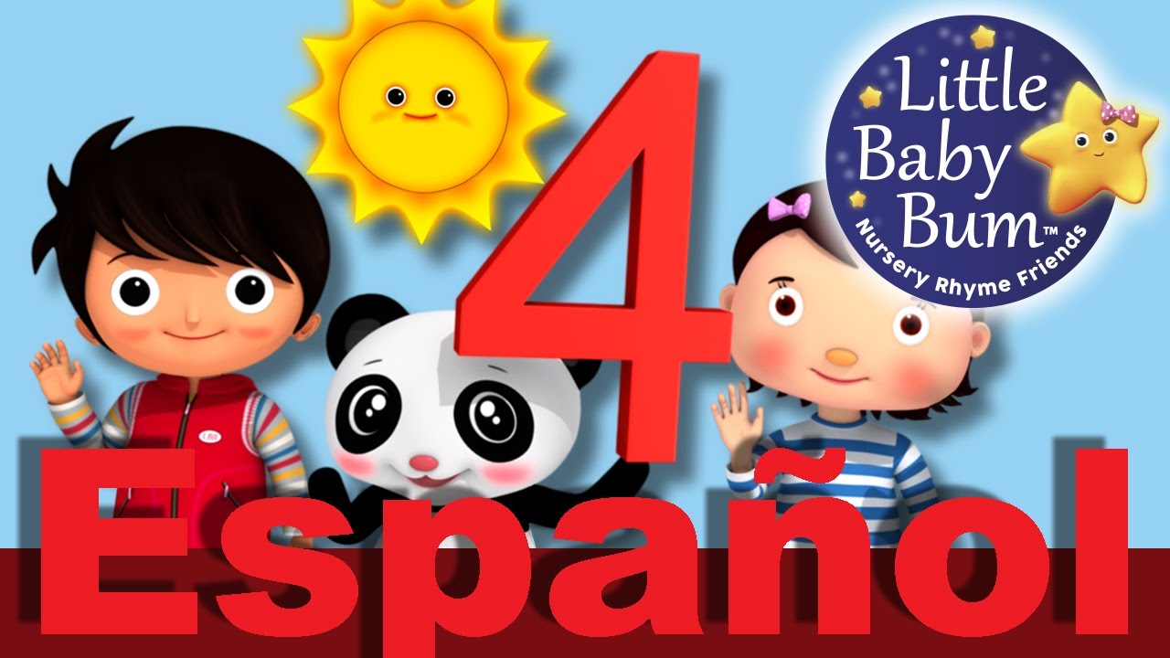 El n&uacute;mero 4 | Canciones infantiles | LittleBabyBum