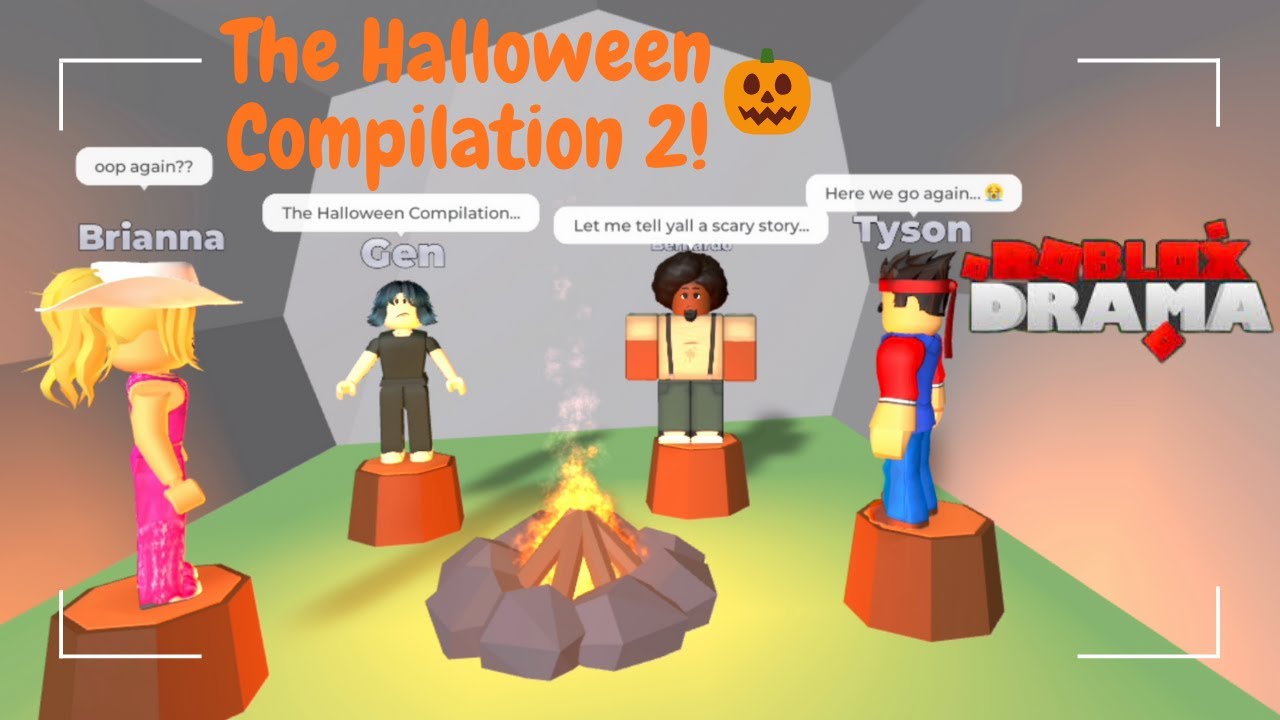 The Halloween Total Roblox Compilation 2! 🎃 (FUNNY MOMENTS,DRAMA,MESSY)