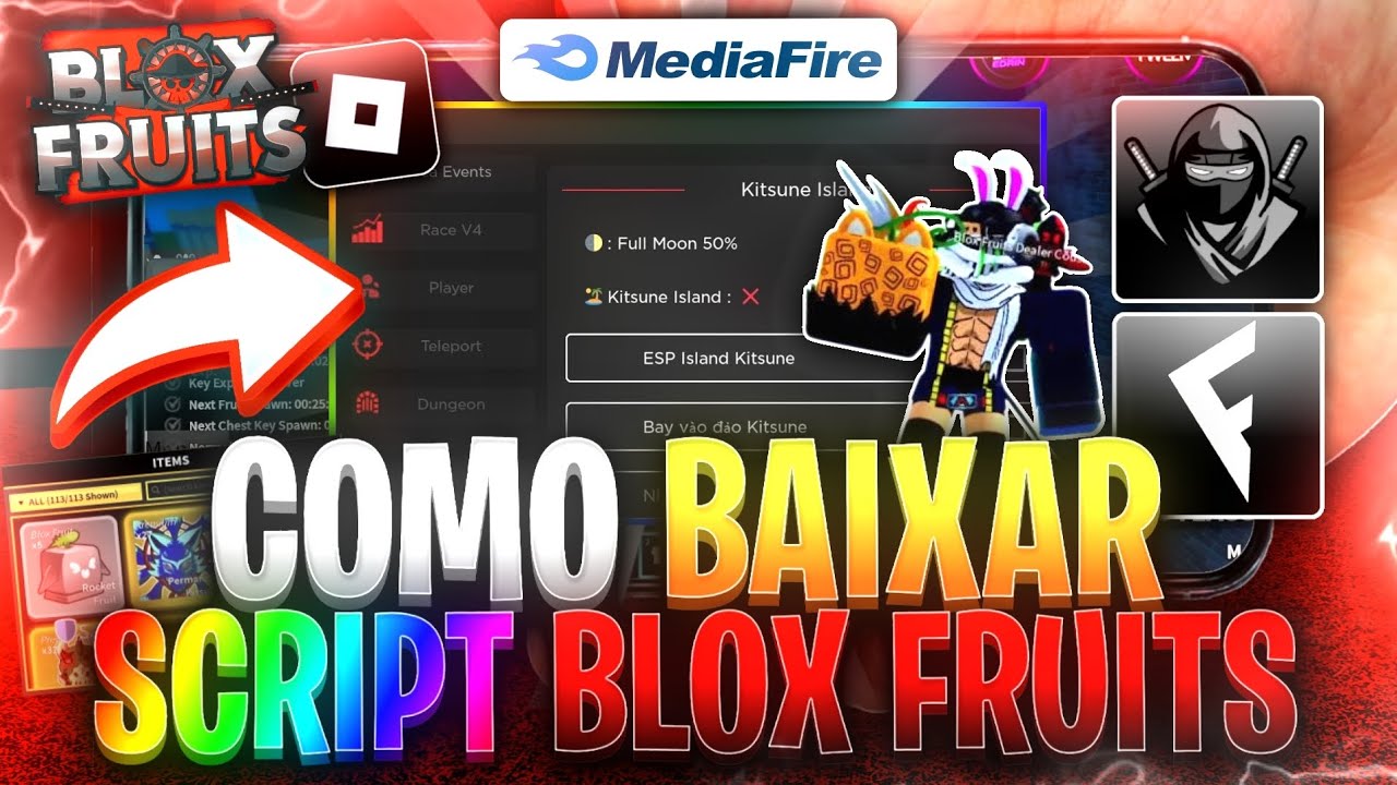 ✅DELTA LINK DIRETO! Como BAIXAR e USAR SCRIPT Blox Fruits OVOS🥚(CELULAR/MOBILE PC) MEDIAFIRE SEM KEY