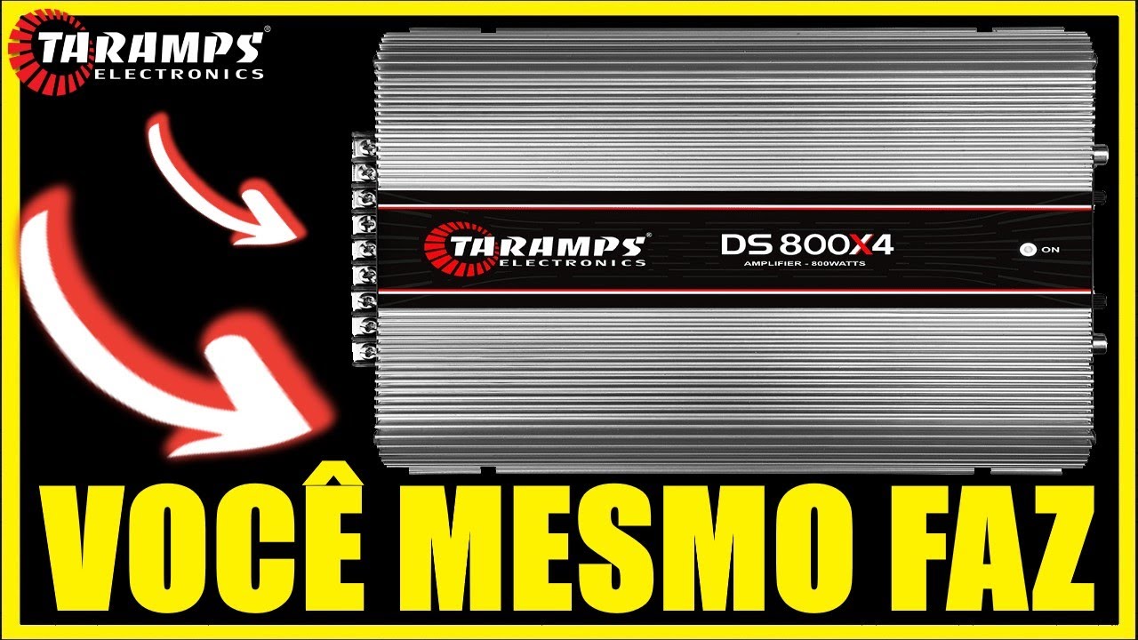 Como instalar e regular taramps DS 800x4 #ALANROD
