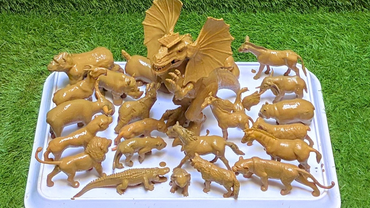 Откройте для себя животных вместе с дилофозавром: увлекательное приключение на ферме и в зоопарке...