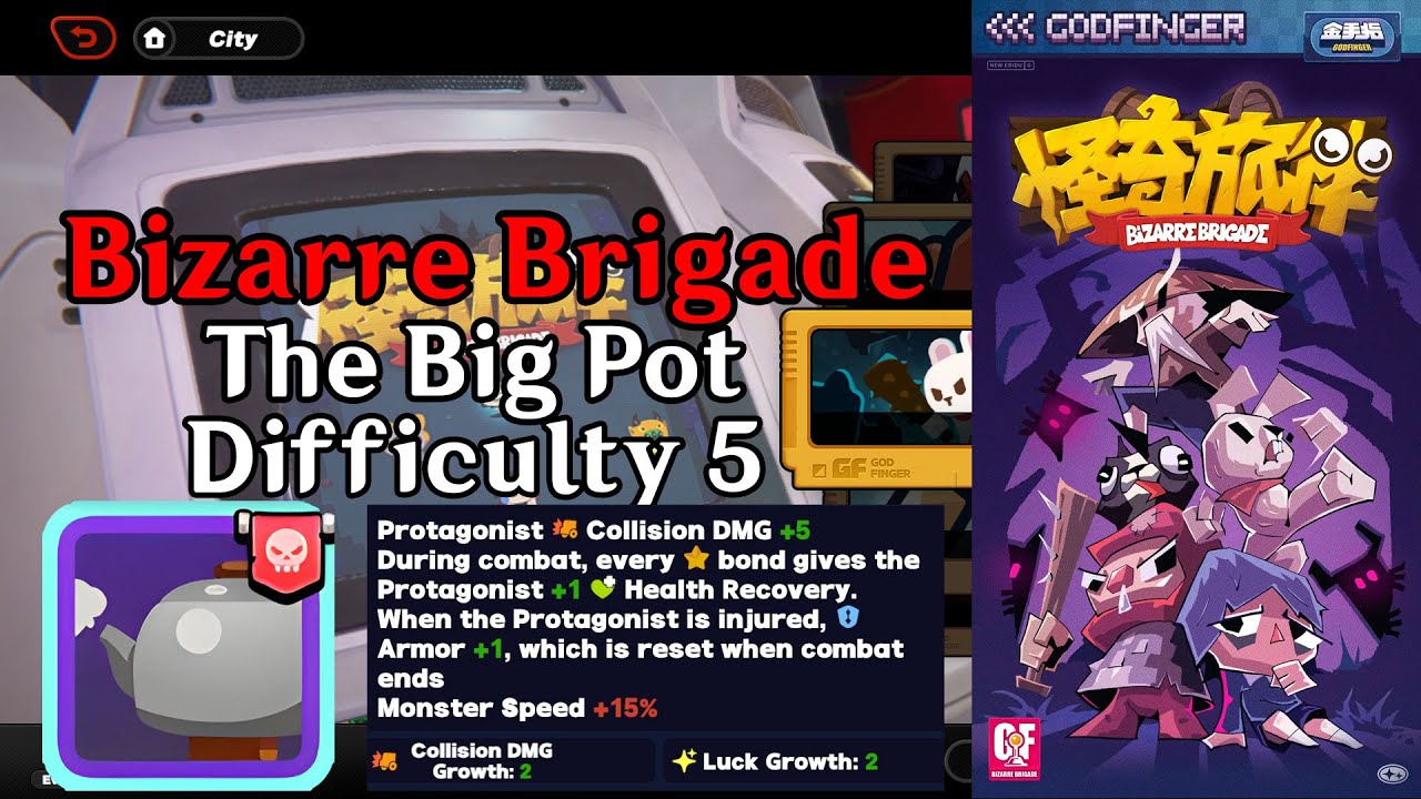 Bizarre Brigade The Big Pot Gameplay | Difficulty 5 | Zenless Zone Zero | Godfinger Arcade