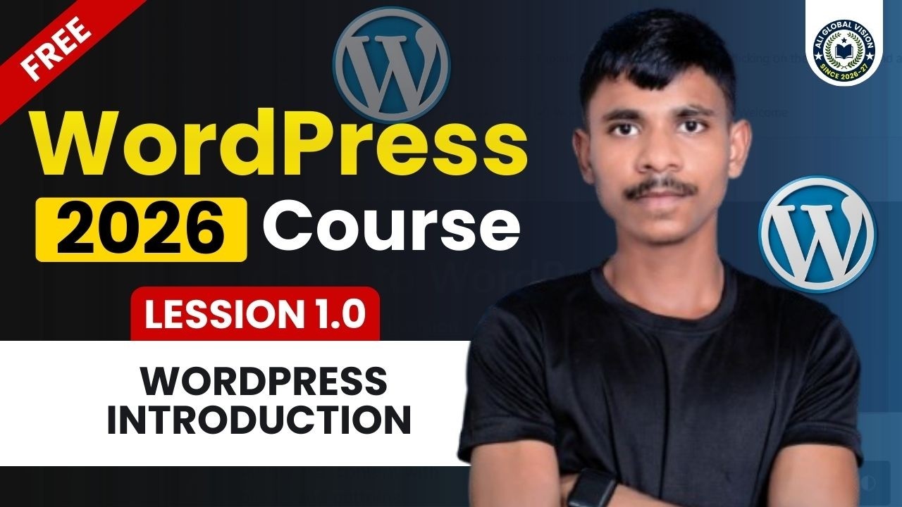 WordPress Complete Course 2026 (Hindi) |   Introduction & Course Overview #C1 By Lt Ashik Ali Skills