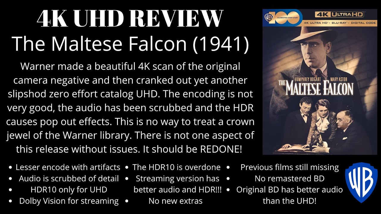 The Maltese Falcon 4K UHD Review