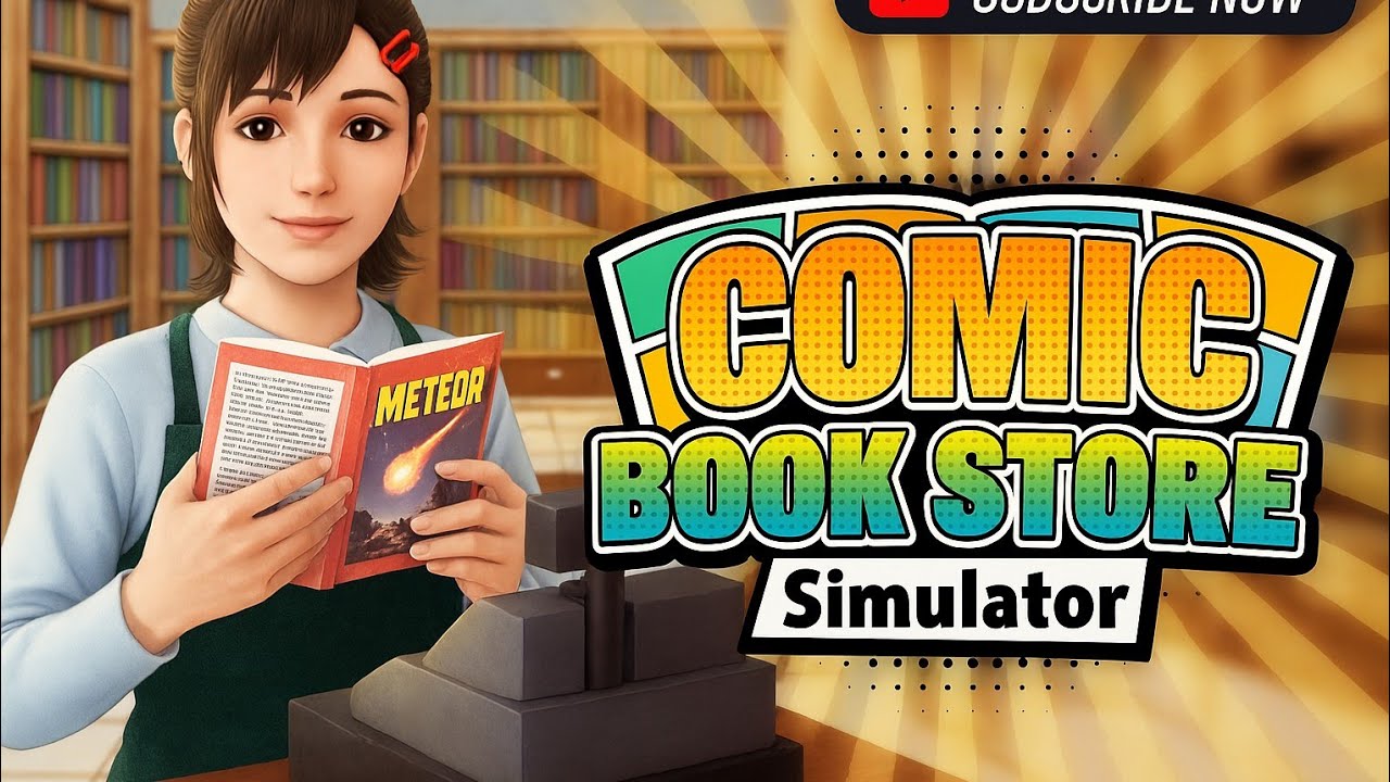 Toko komik dihantam meteor - COMIC BOOK STORE Simulator 