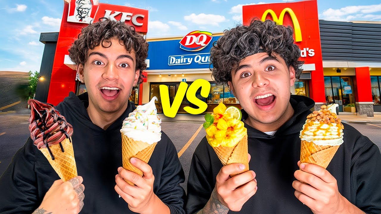 ¿Cuál tiene el mejor CONO de HELADO?🍦 Duelo de FRANQUICIAS
