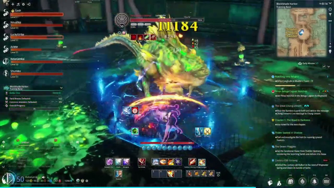 Blade & Soul Neo Bloodshade Harbor Training Base Blademaster Gameplay