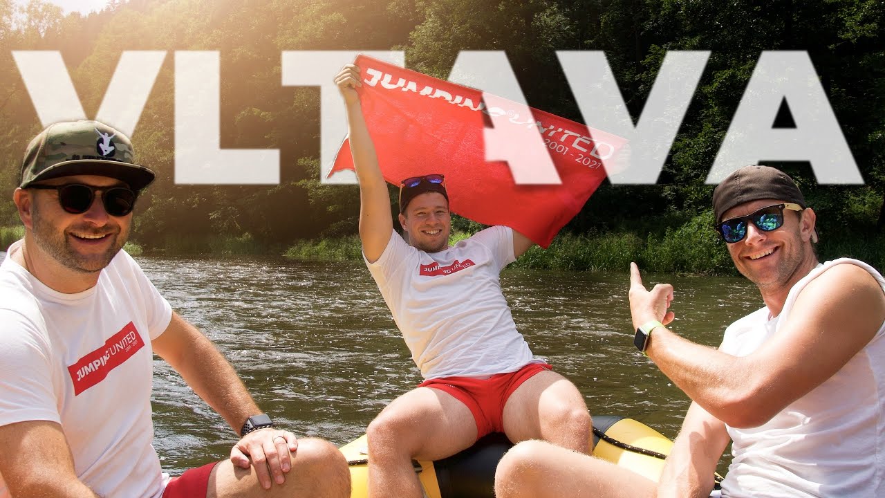 VLTAVA - Rafting & Cleaning the river! - Jumping United #5
