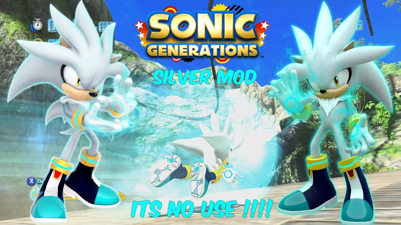 Sonic Generations PC Silver Mod ITS NO USE !!! [4K 60 FPS]