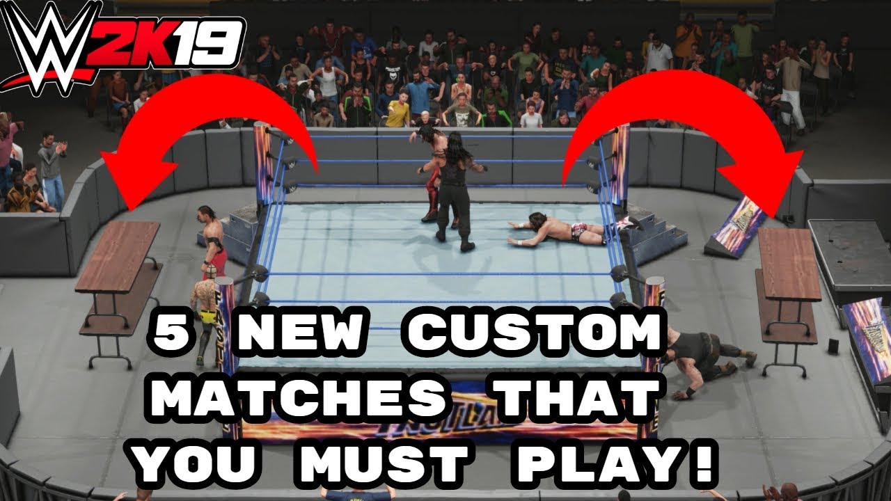 WWE 2K19: 5 совершенно новых и безумных типов пользовательских матчей