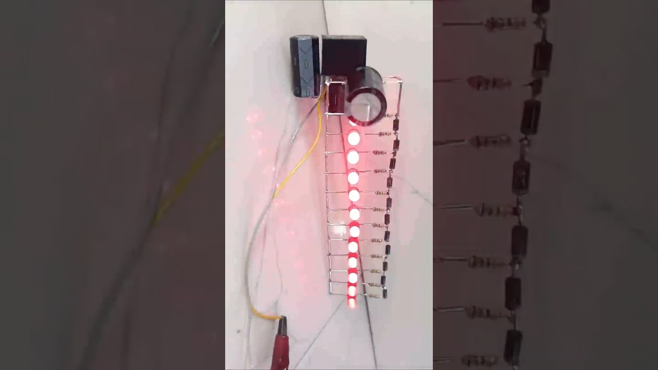 LEDs Night Rider #experiment #electronics