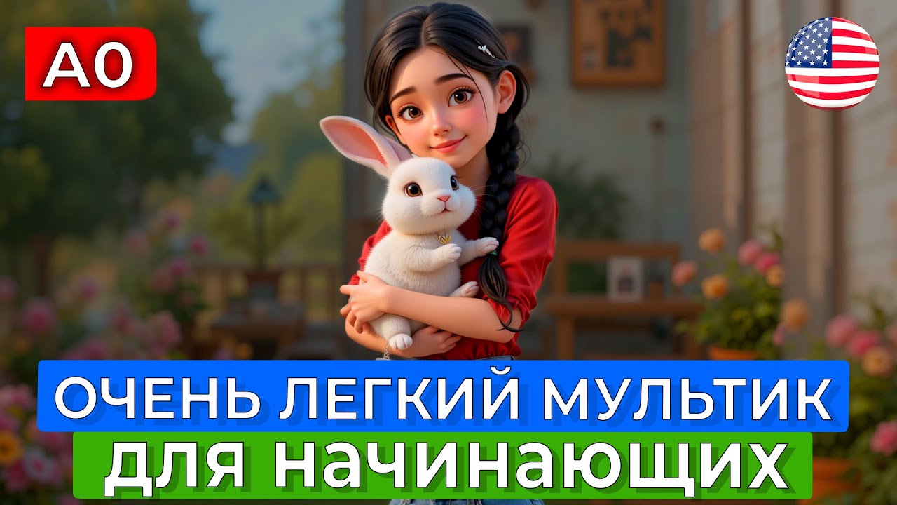 Легкий АНГЛИЙСКИЙ НА СЛУХ через МУЛЬТФИЛЬМ для самых начинающих