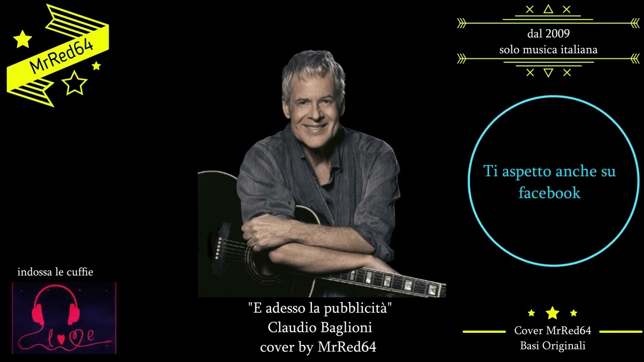 E adesso la pubblicità Claudio Baglioni cover MrRed64