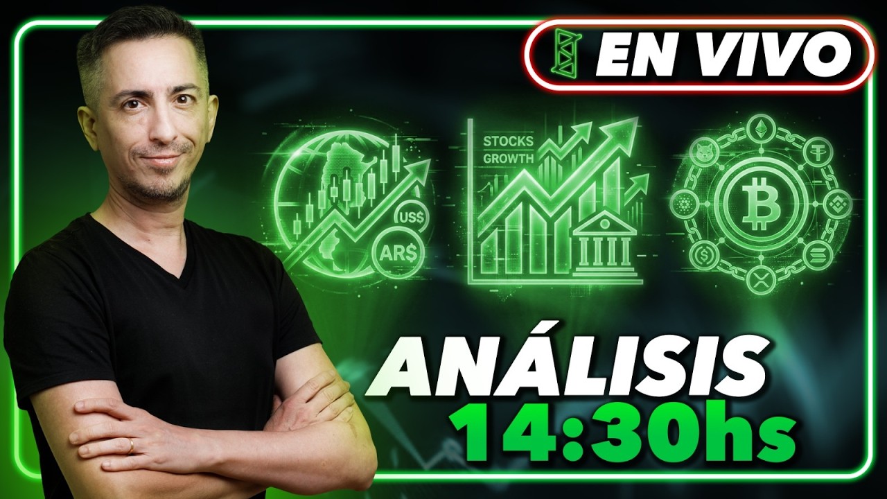 🔥 ANALIZO las MEJORES ACCIONES y CRIPTOS que ME PIDAS !! 🔥 ➯ EN VIVO ! 14:30hs ✅ OPORTUNIDADES !! 😎