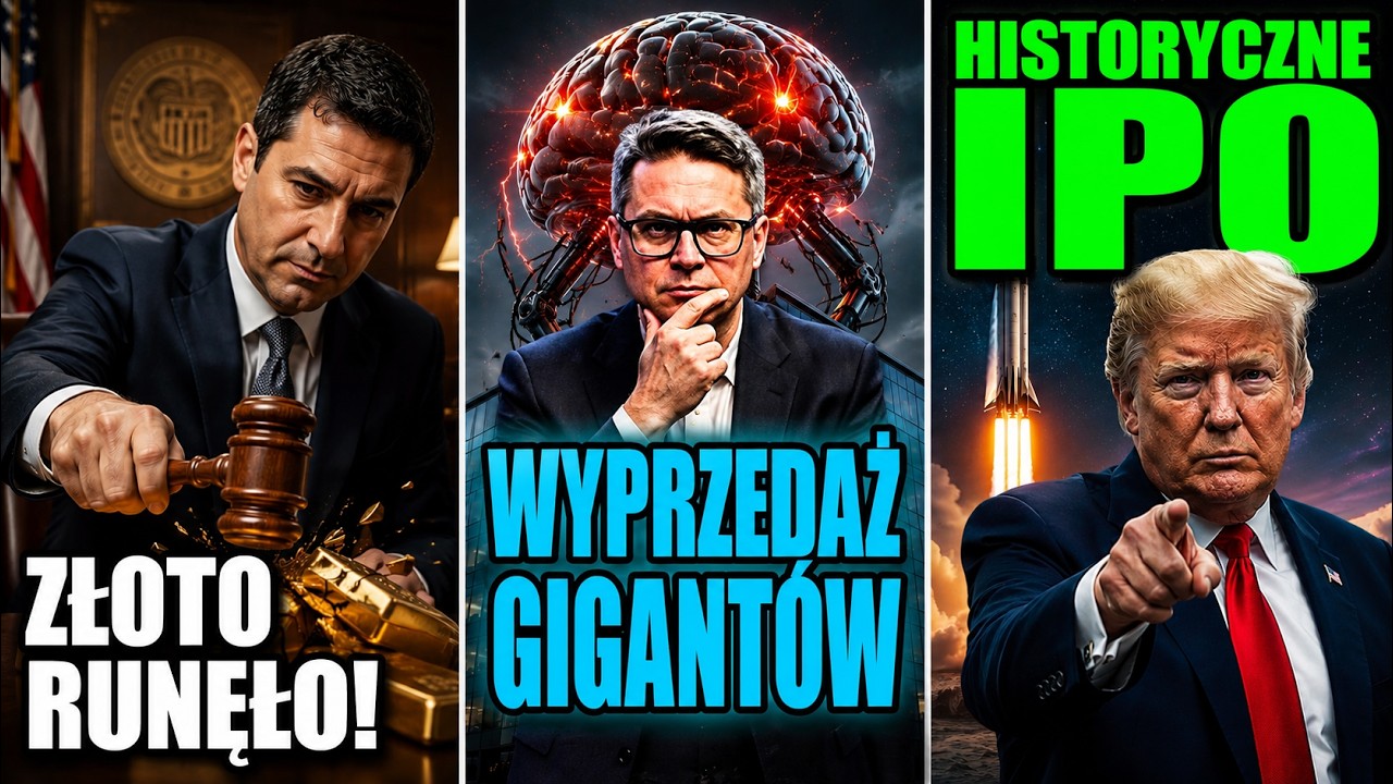 WOJNA, ZŁOTO I SPADAJĄCY BITCOIN! Prawdziwy pow&oacute;d rynkowego chaosu ujawniony.