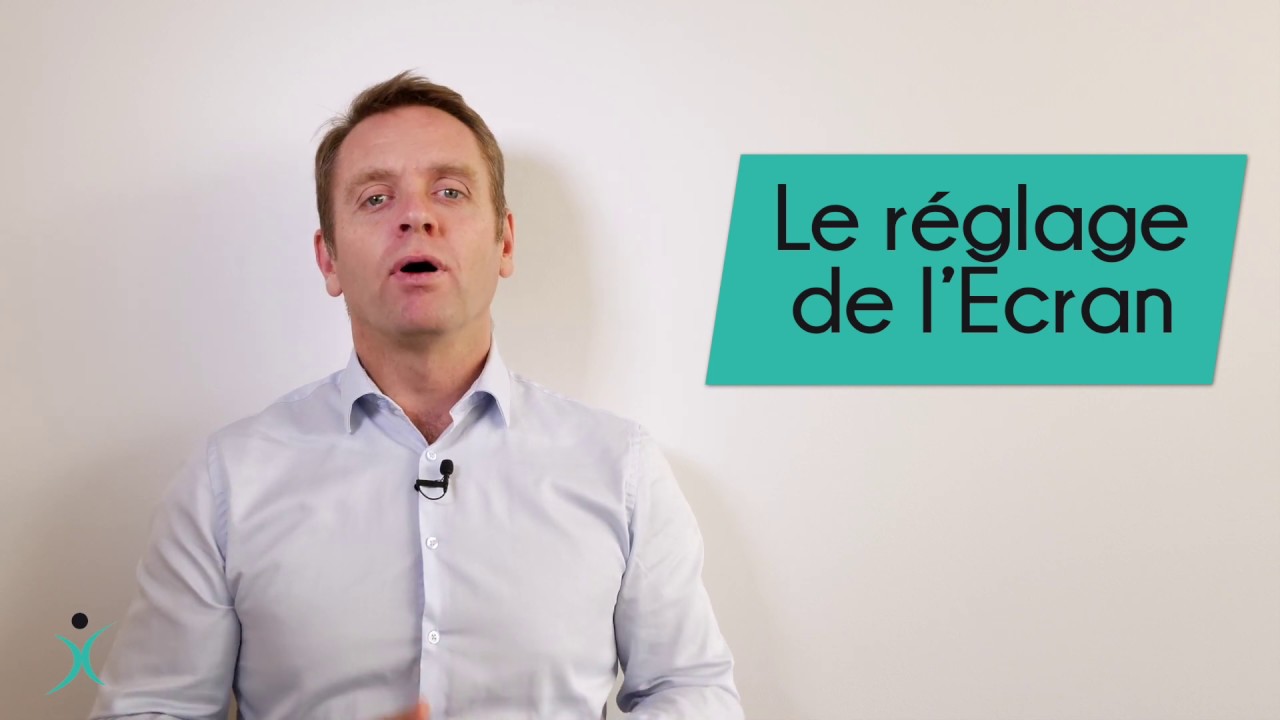 REFLEX'ERGO Bien r&eacute;gler son &eacute;cran au bureau